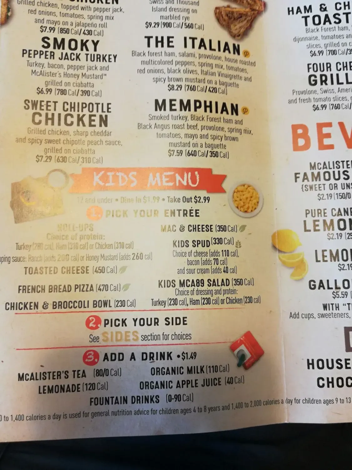 Menu 3