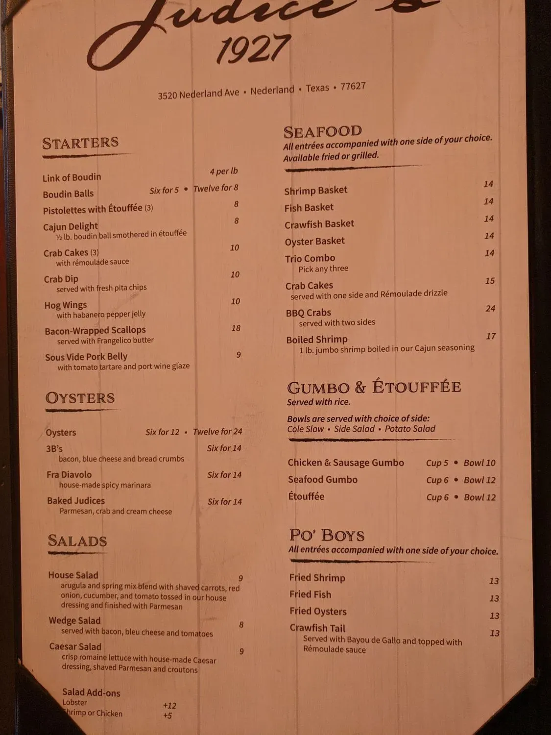 Menu 5