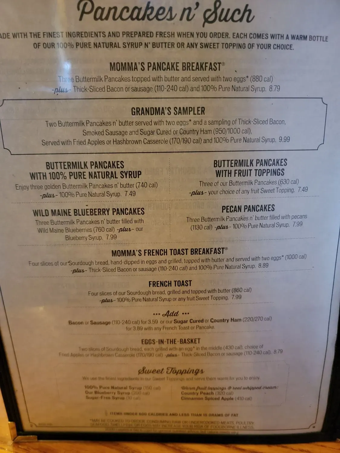 Menu 6