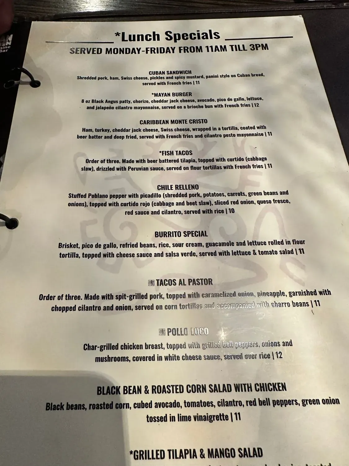 Menu 3