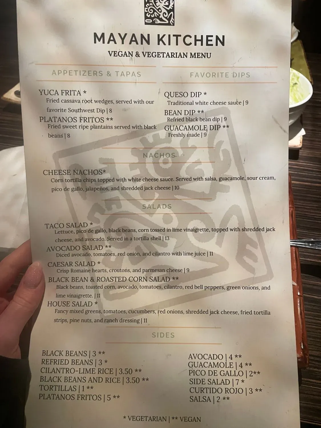 Menu 6