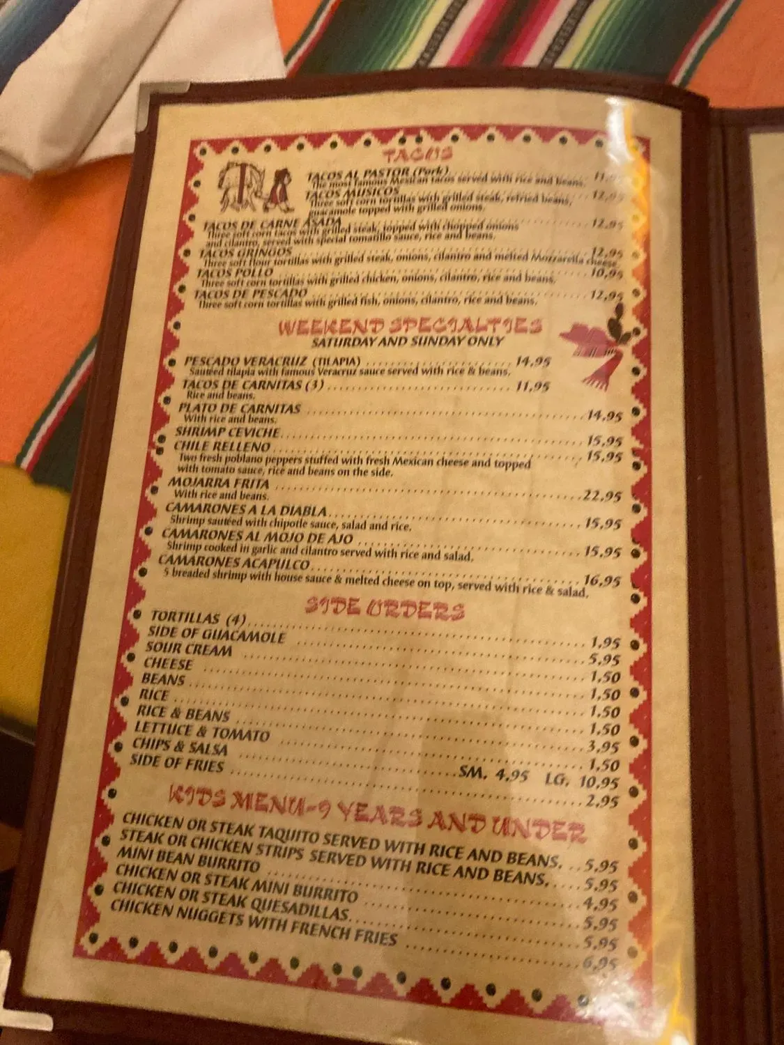 Menu 5