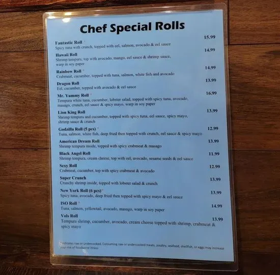 Menu 3