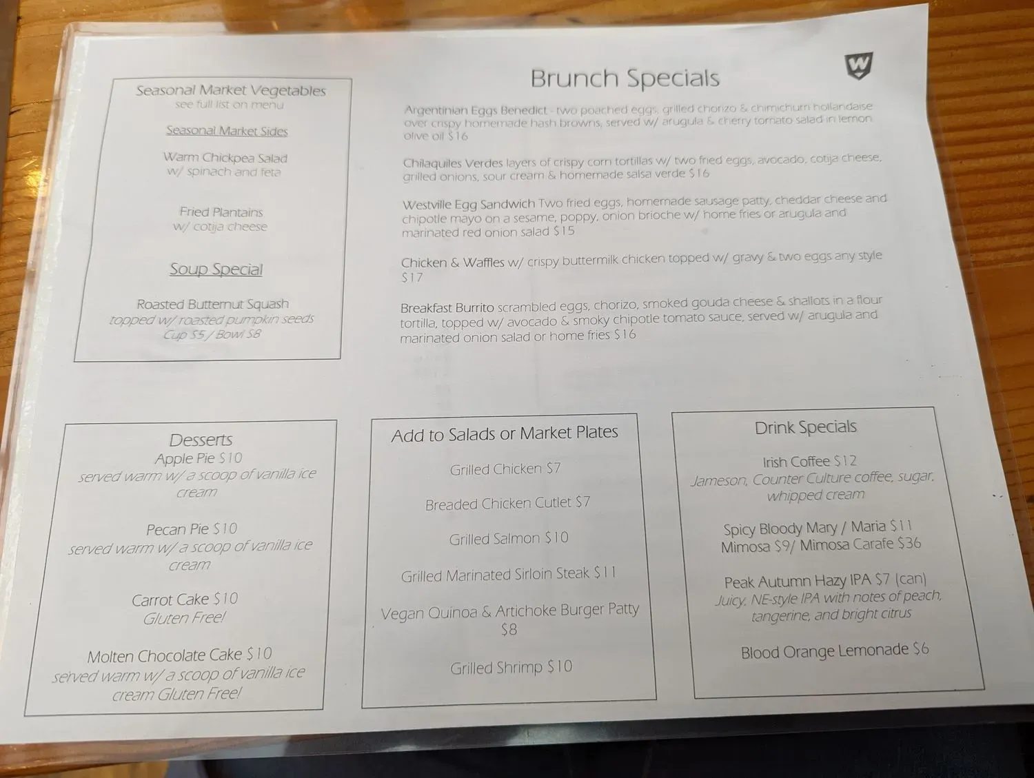 Menu 4