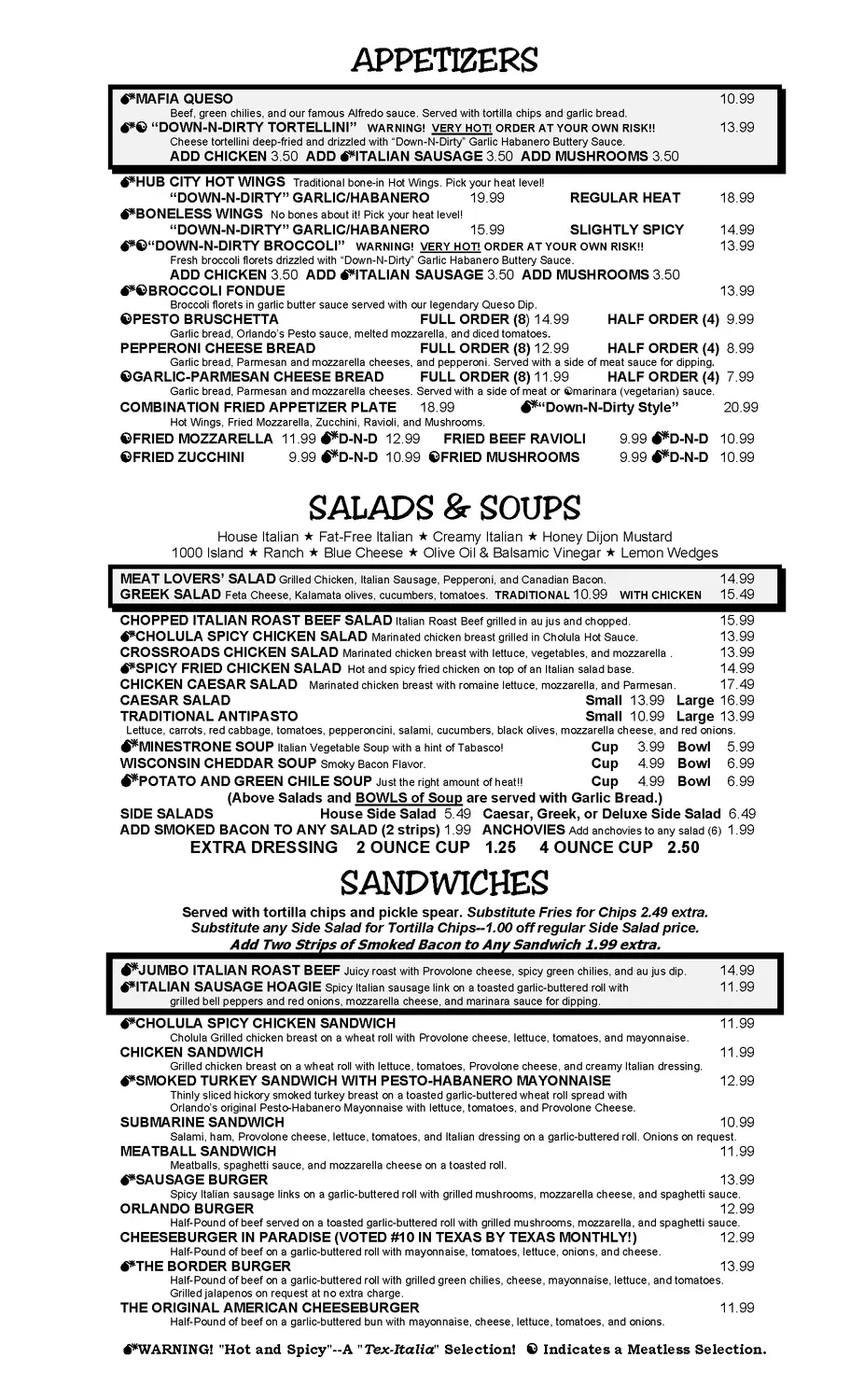 Menu 2