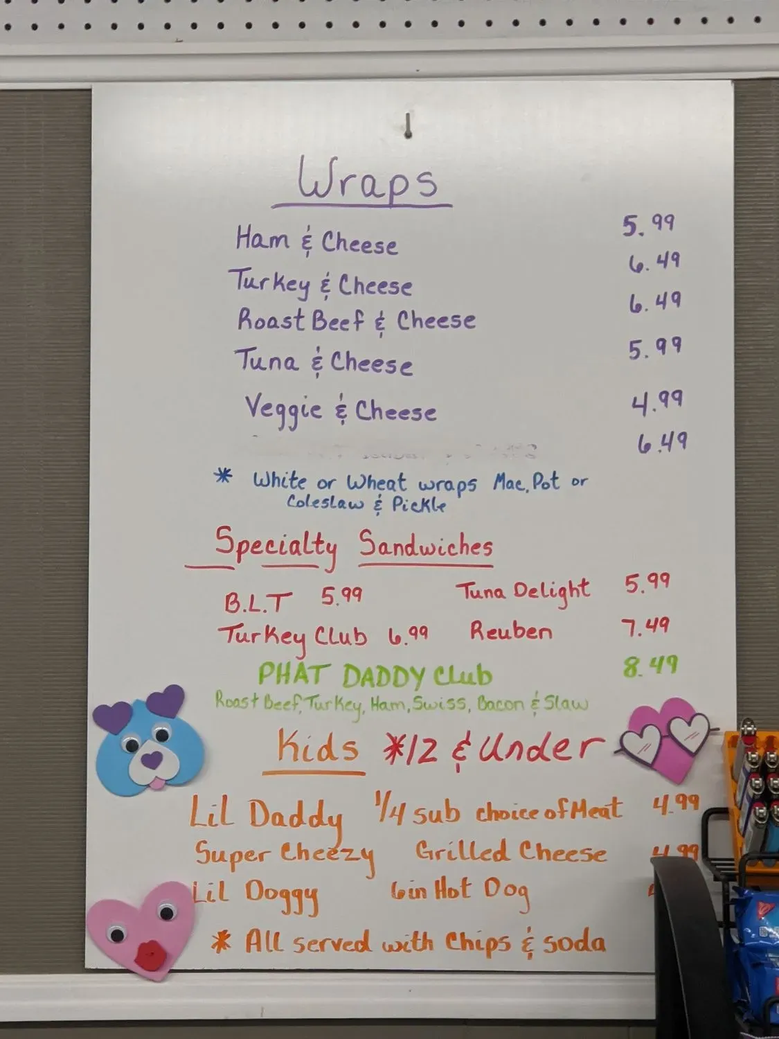 Menu 3