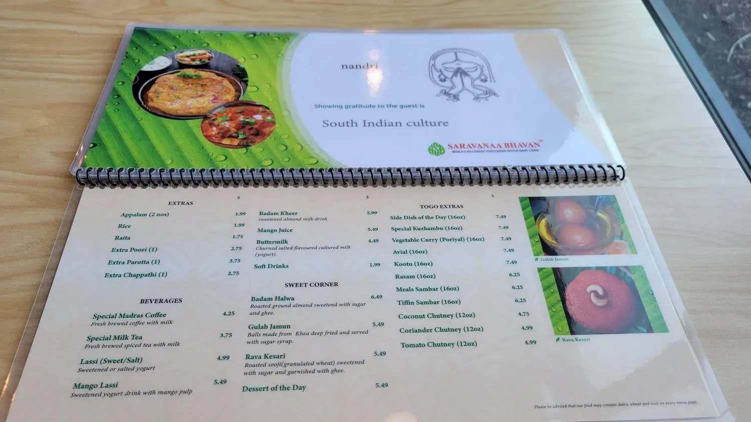 Menu 6