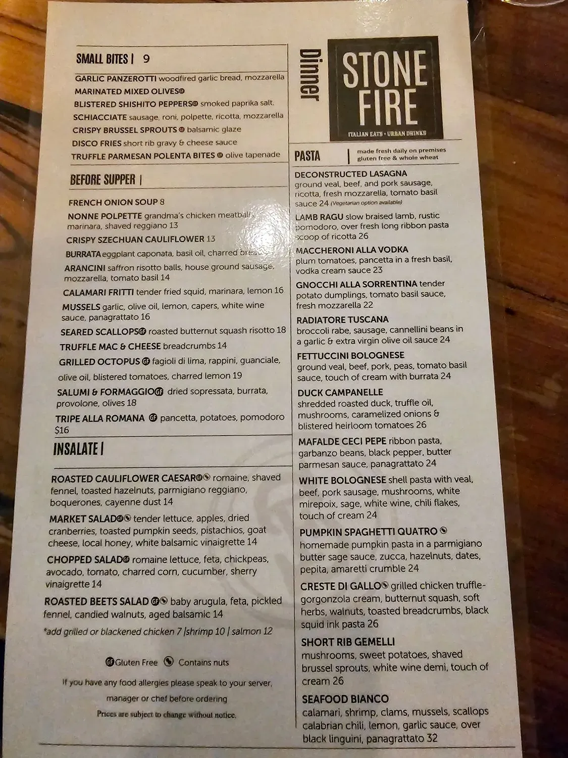 Menu 2