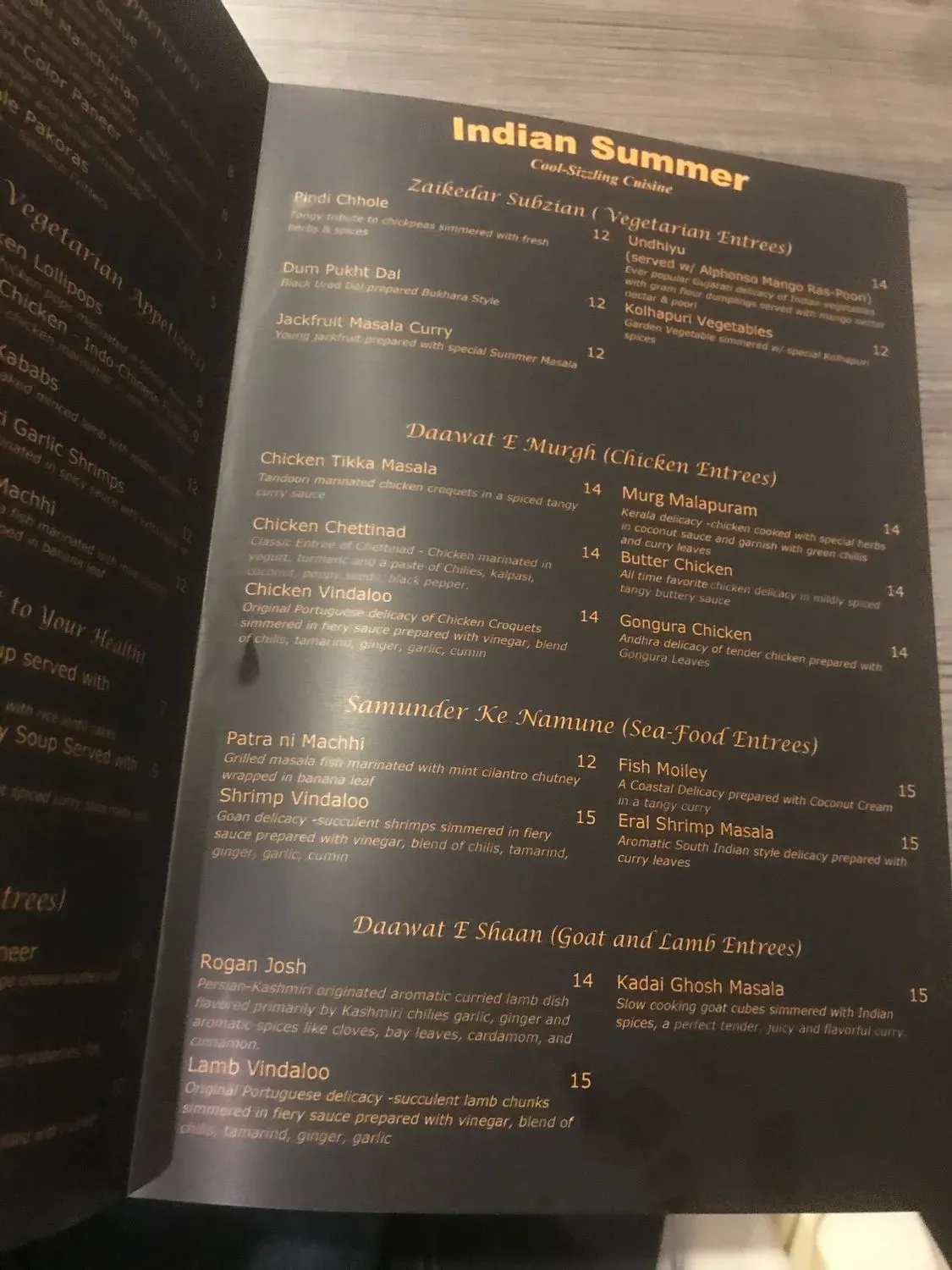 Menu 5