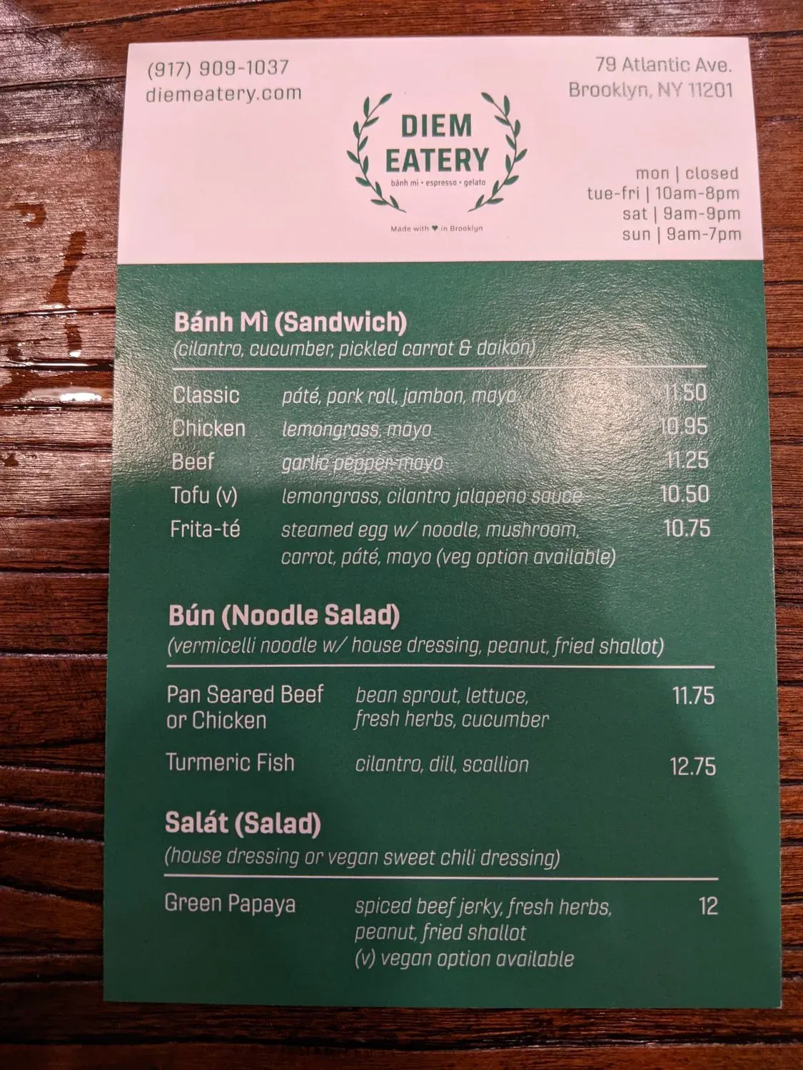 Menu 3