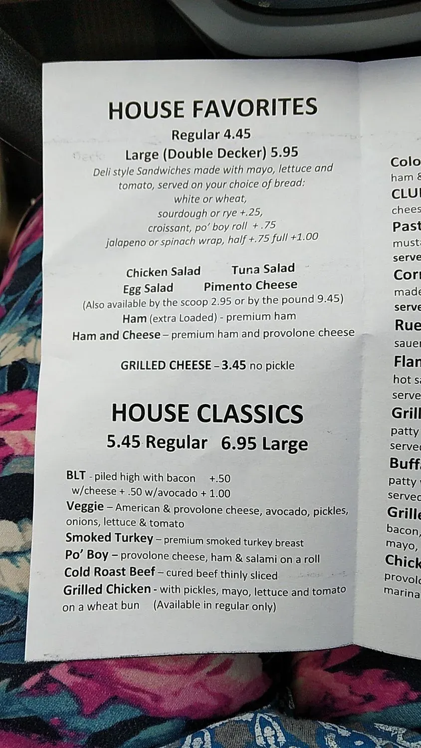 Menu 2