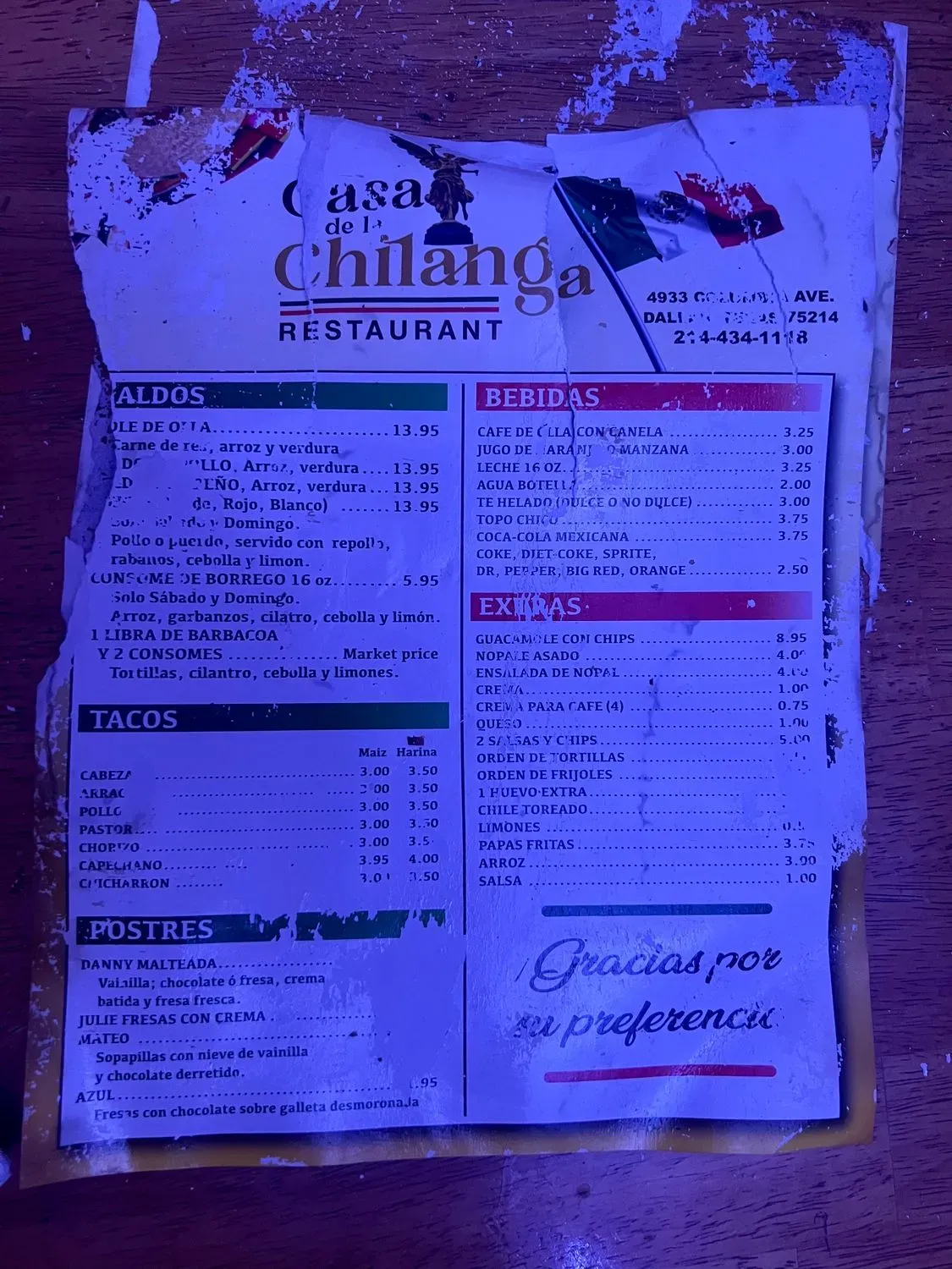 Menu 3