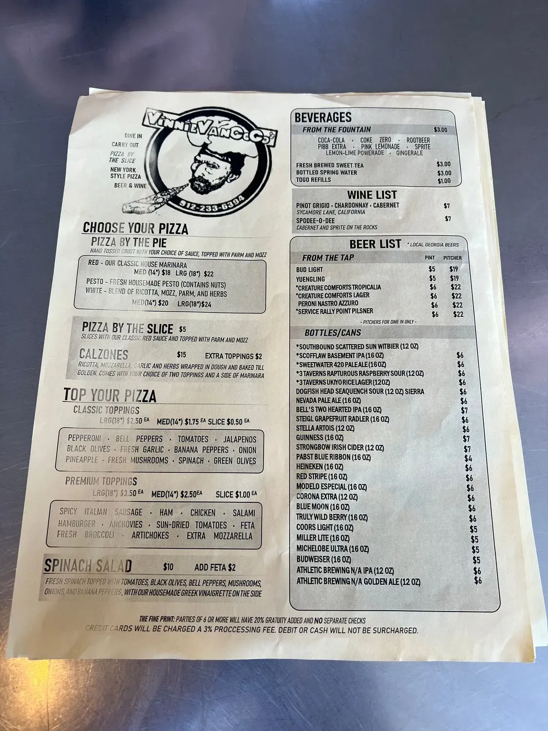 Menu 6