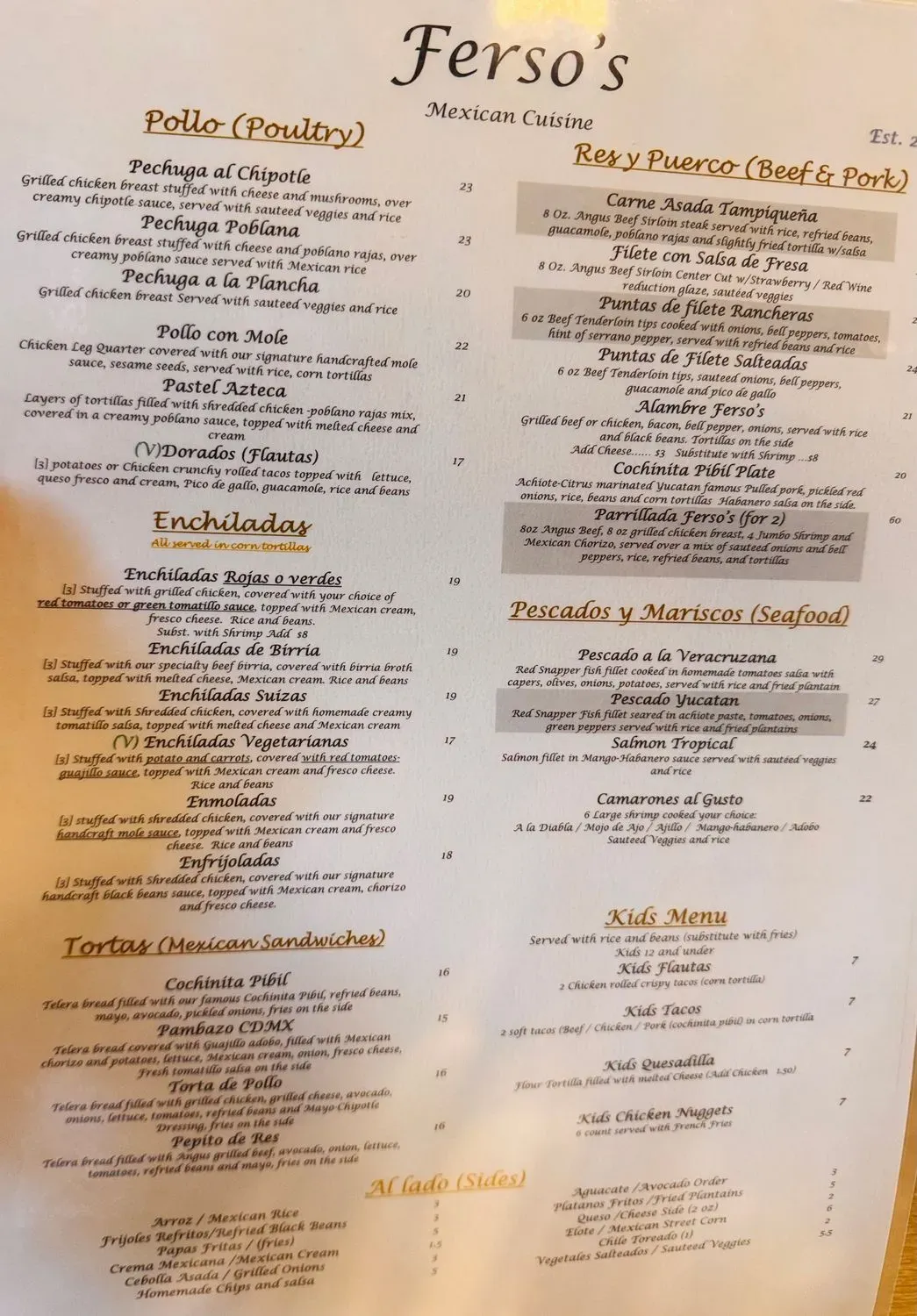 Menu 2