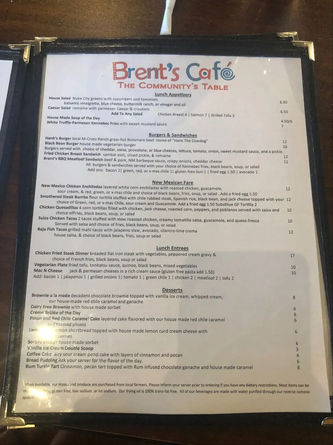 Menu 4