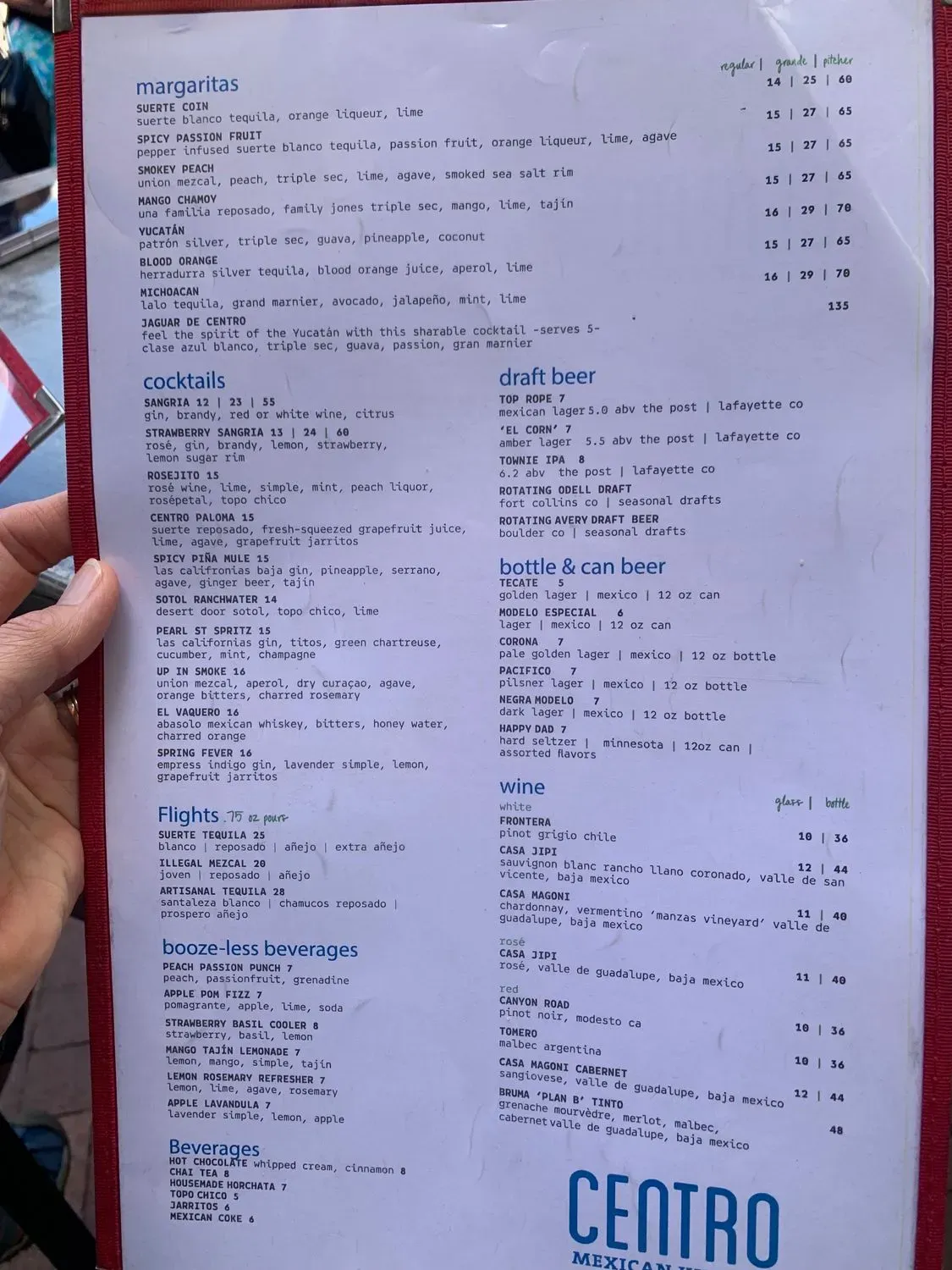 Menu 2