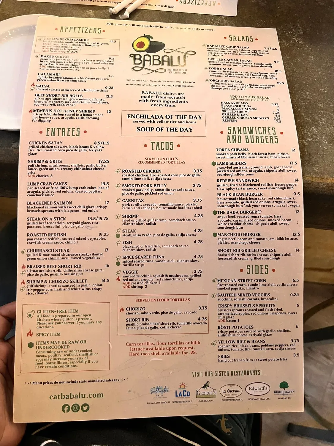 Menu 5