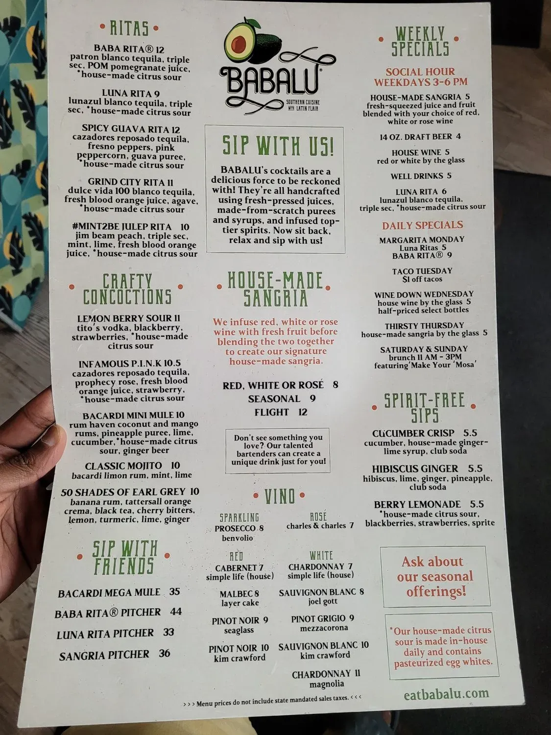 Menu 3