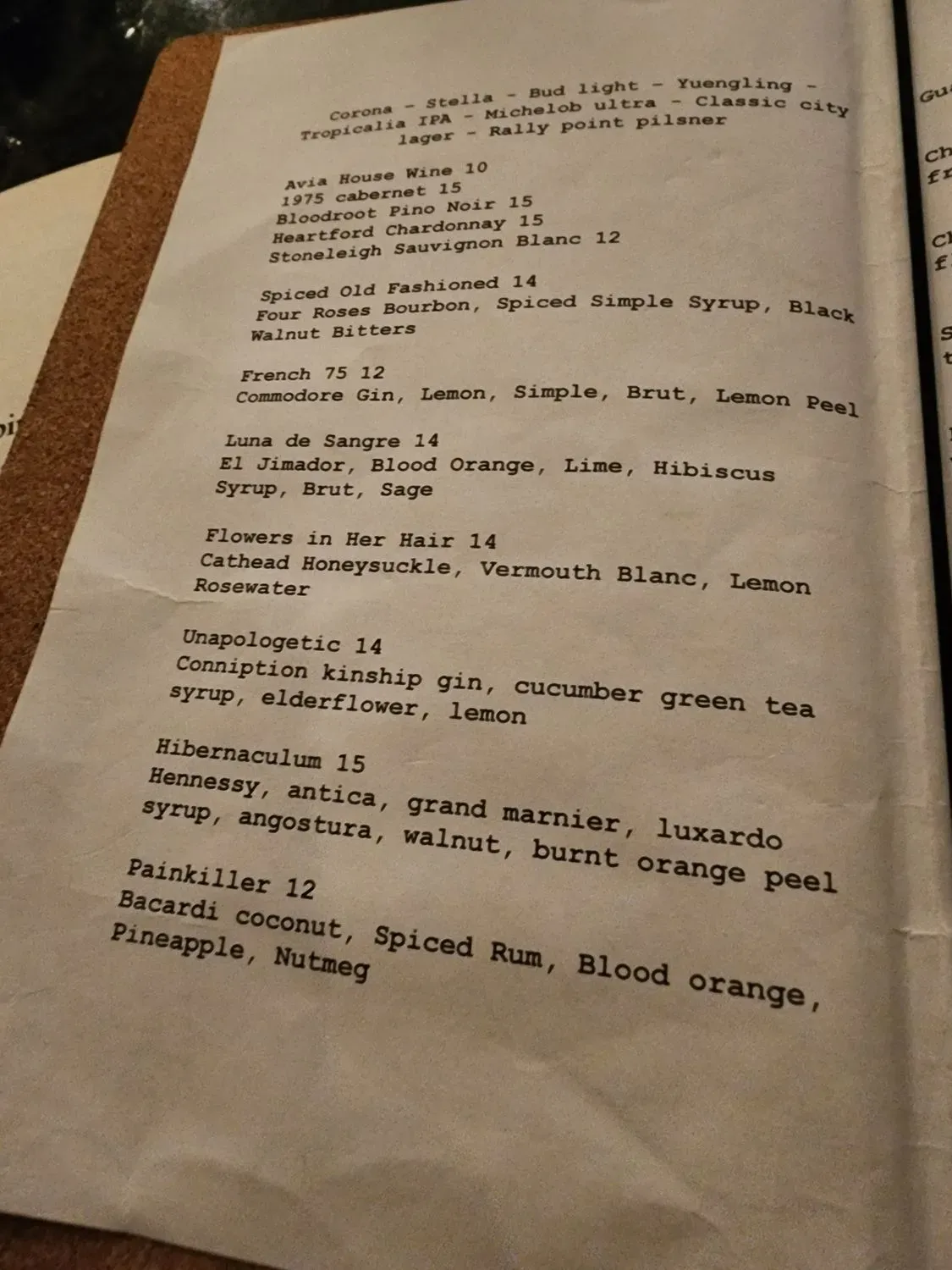 Menu 2