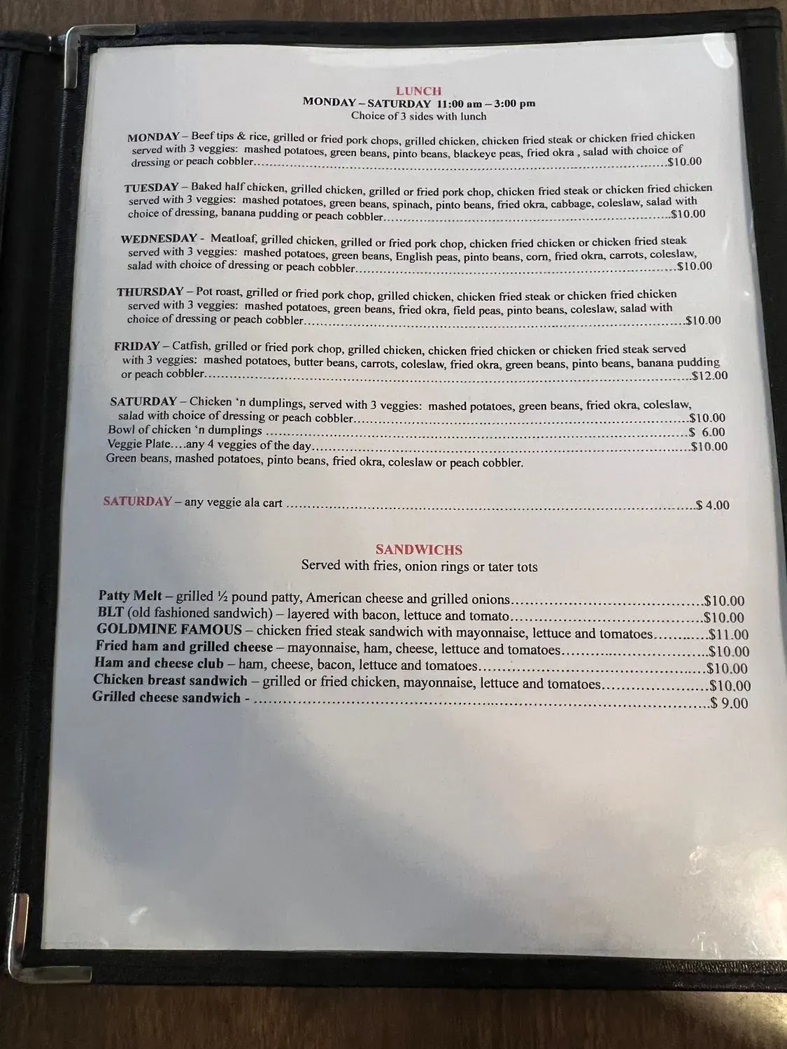 Menu 2