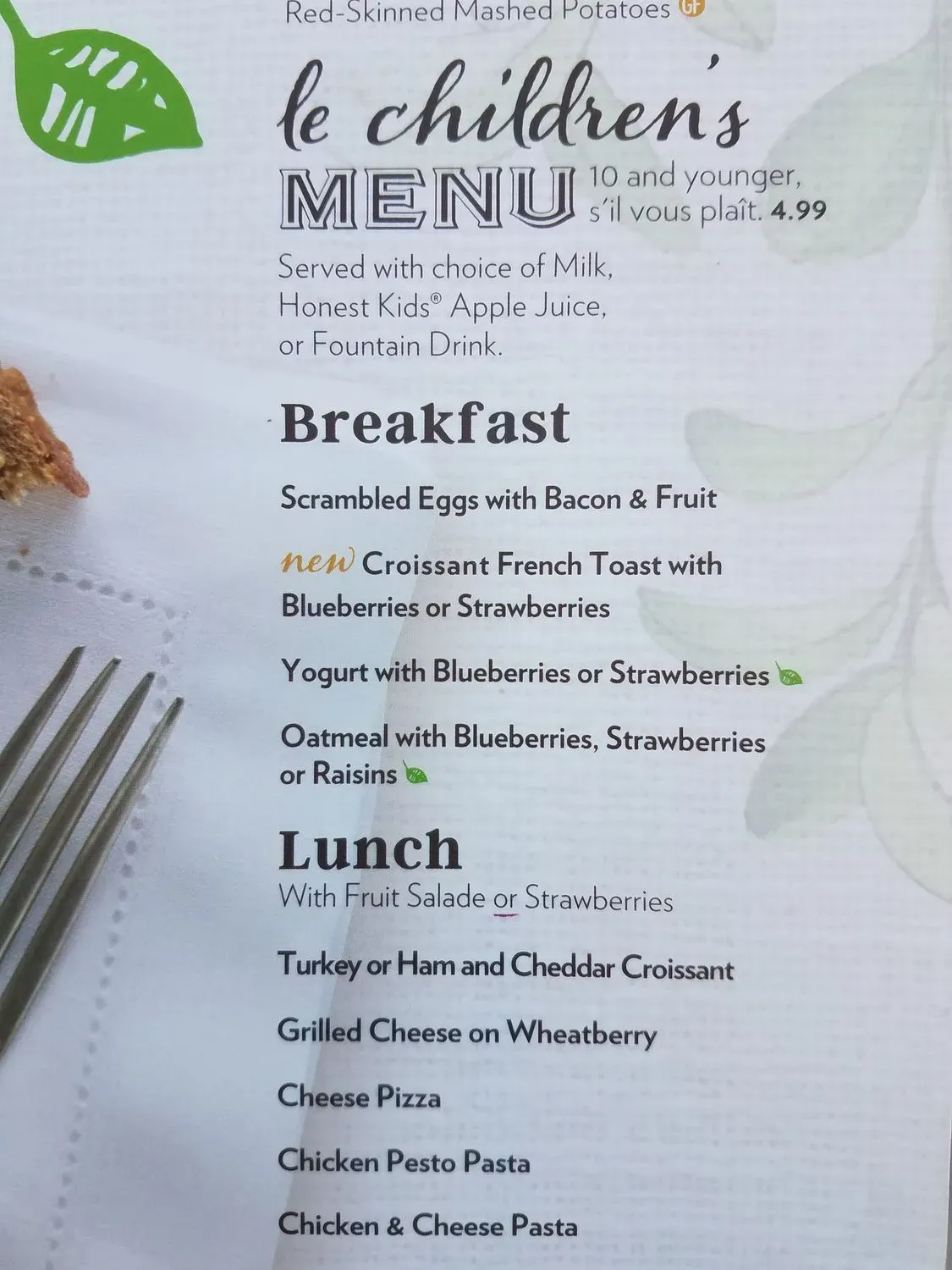 Menu 5