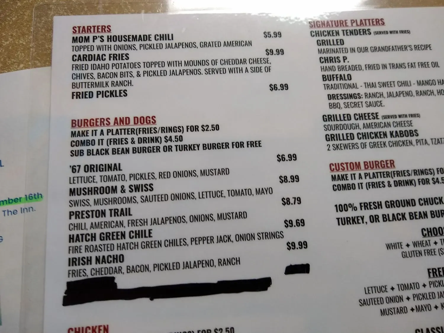 Menu 3