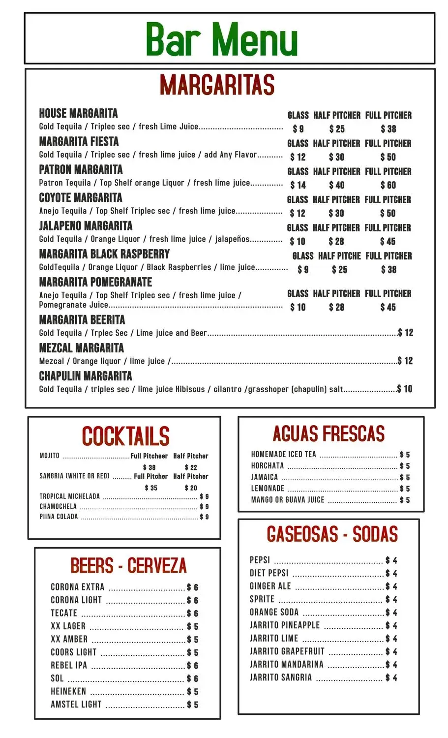 Menu 3