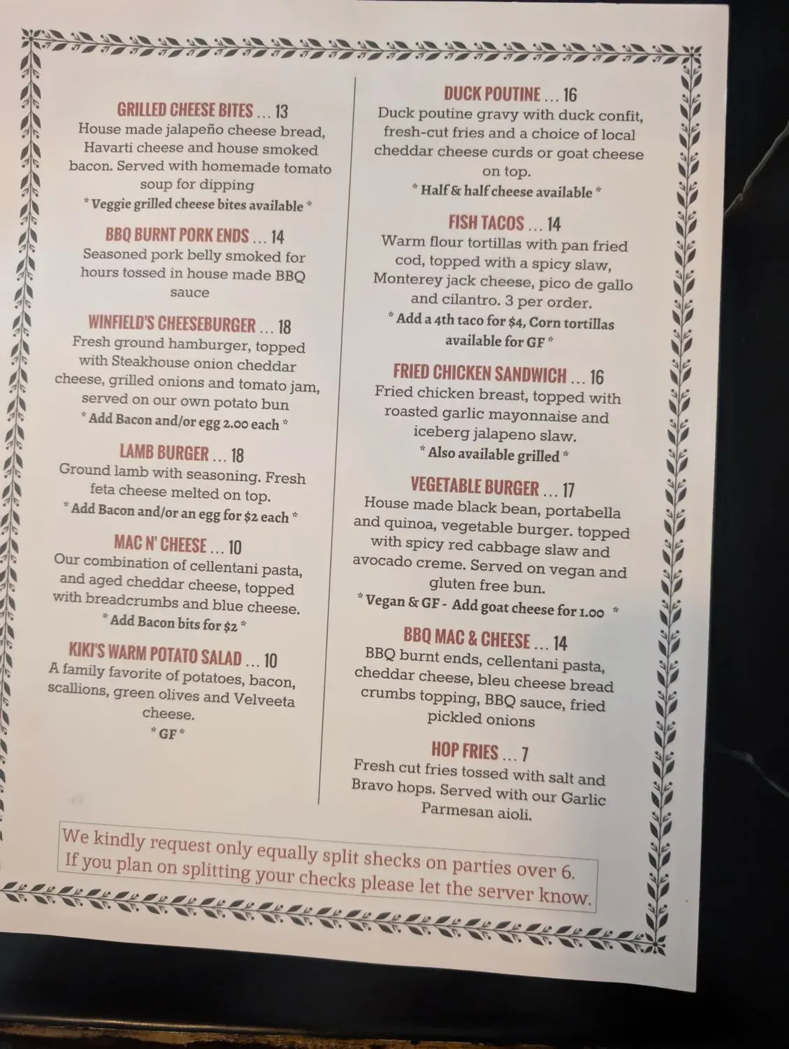 Menu 2