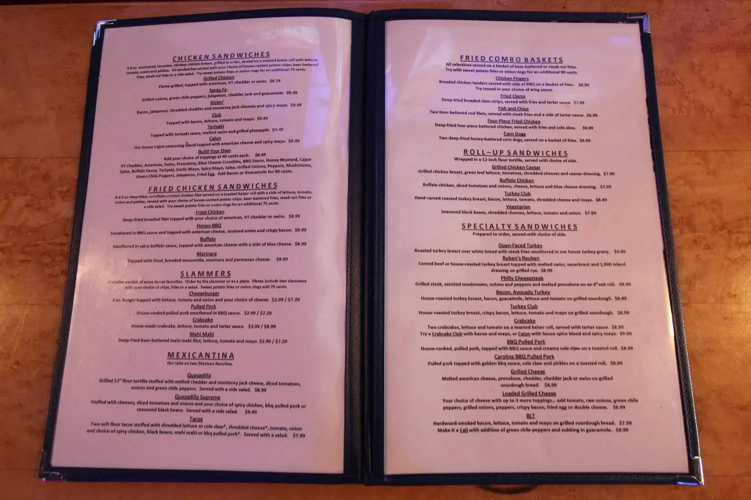 Menu 5