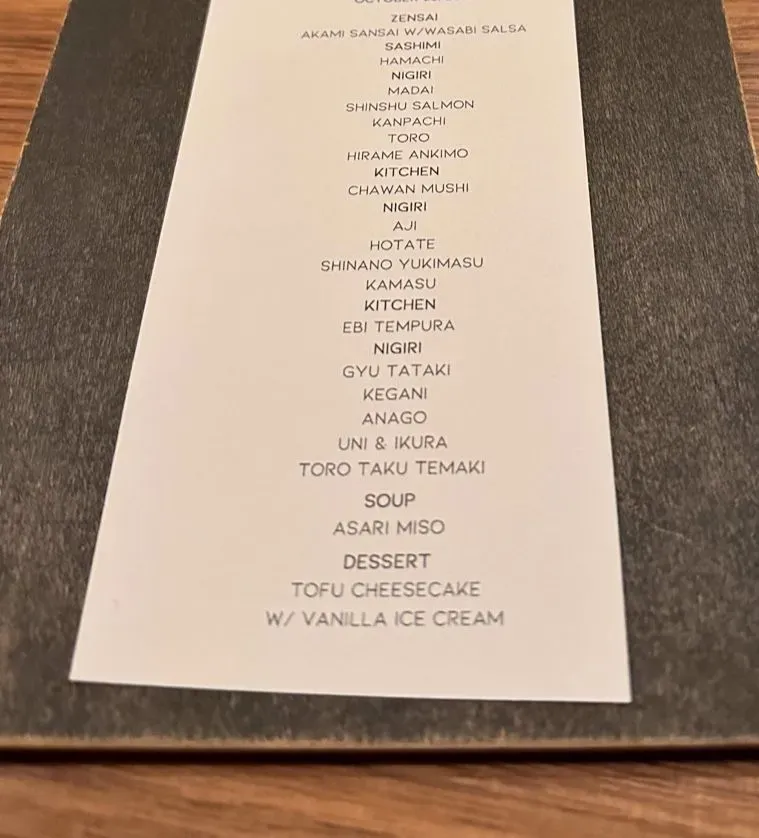 Menu 6