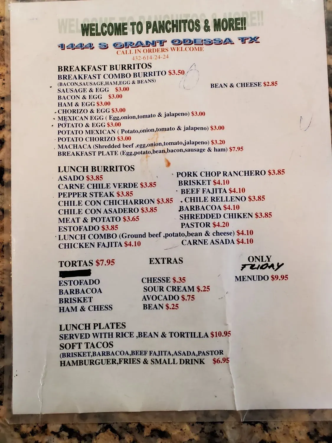 Menu 4