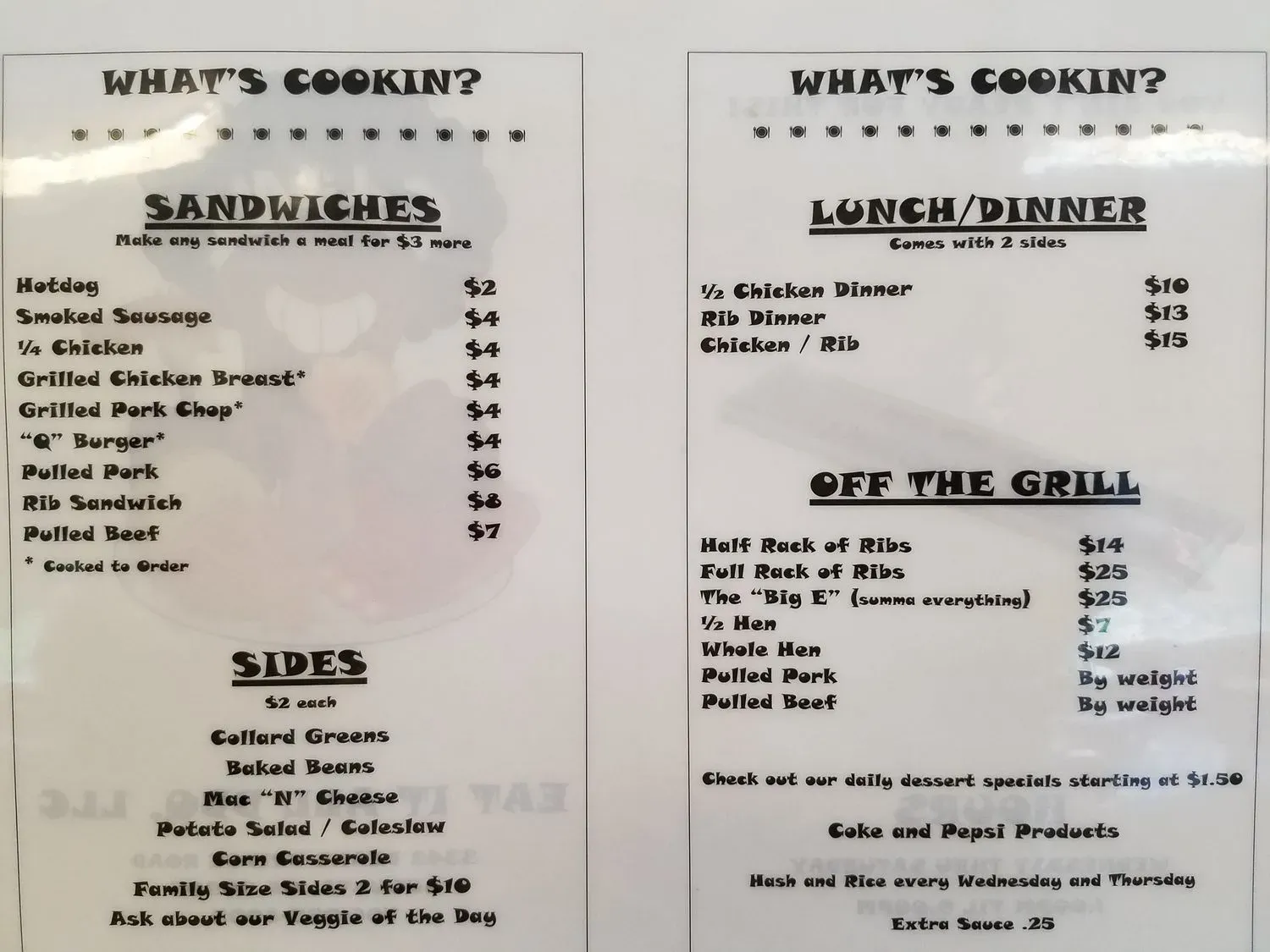 Menu 2