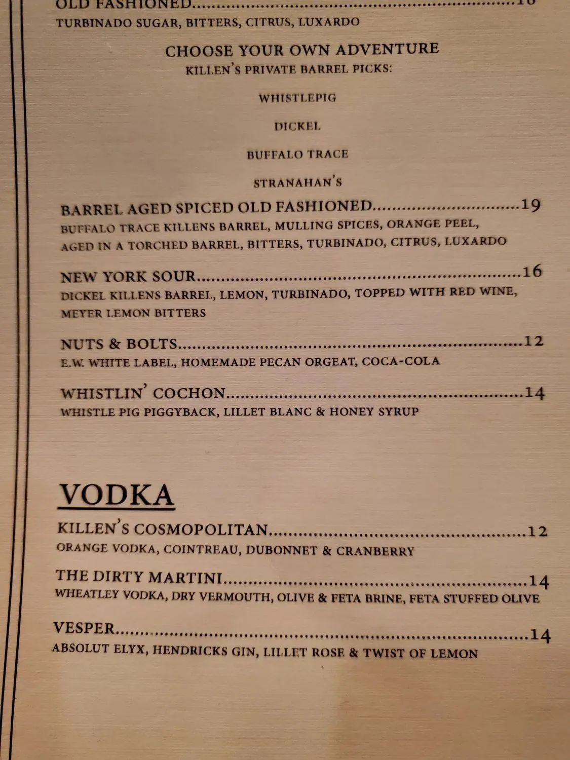 Menu 6