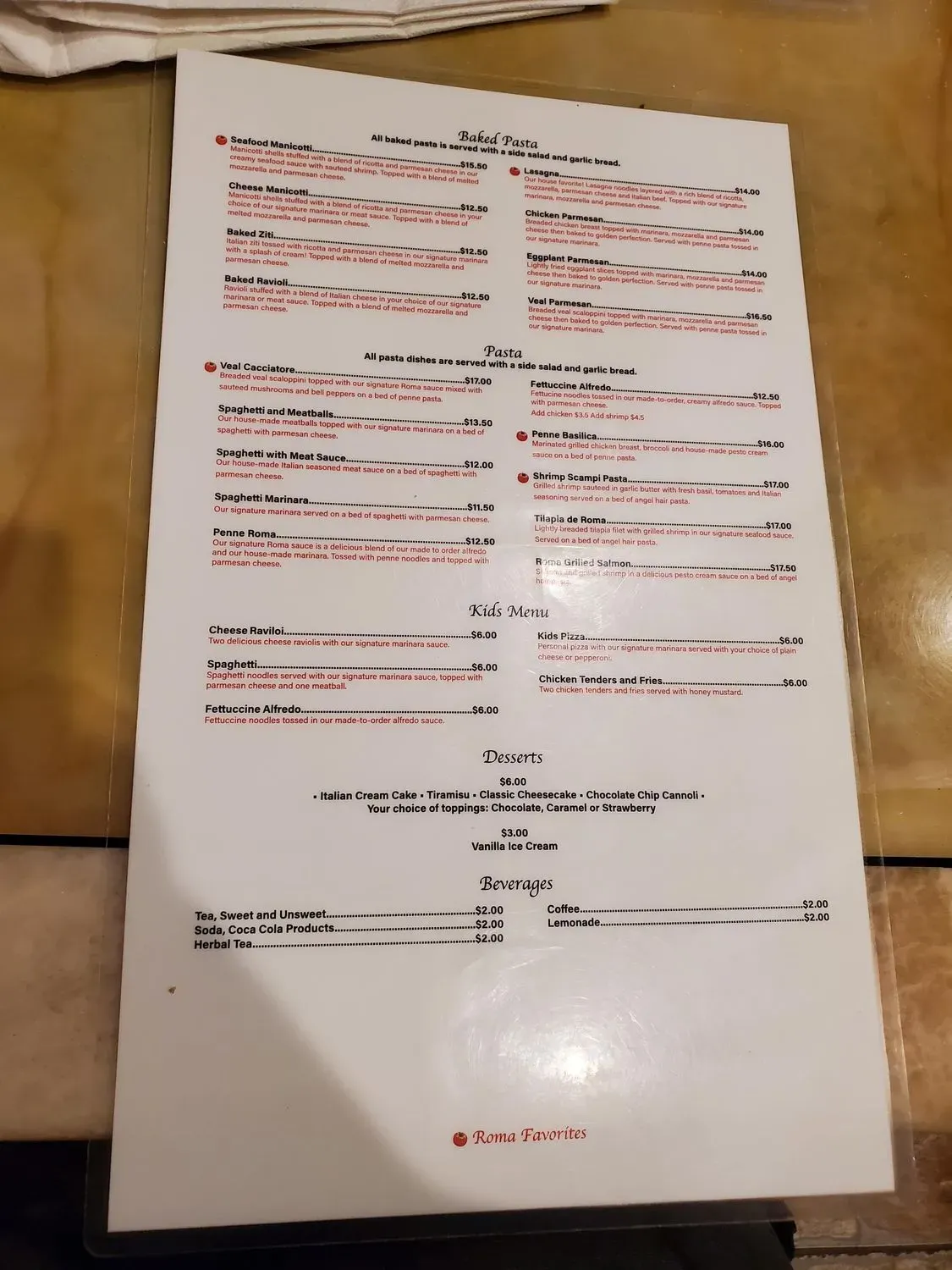 Menu 4