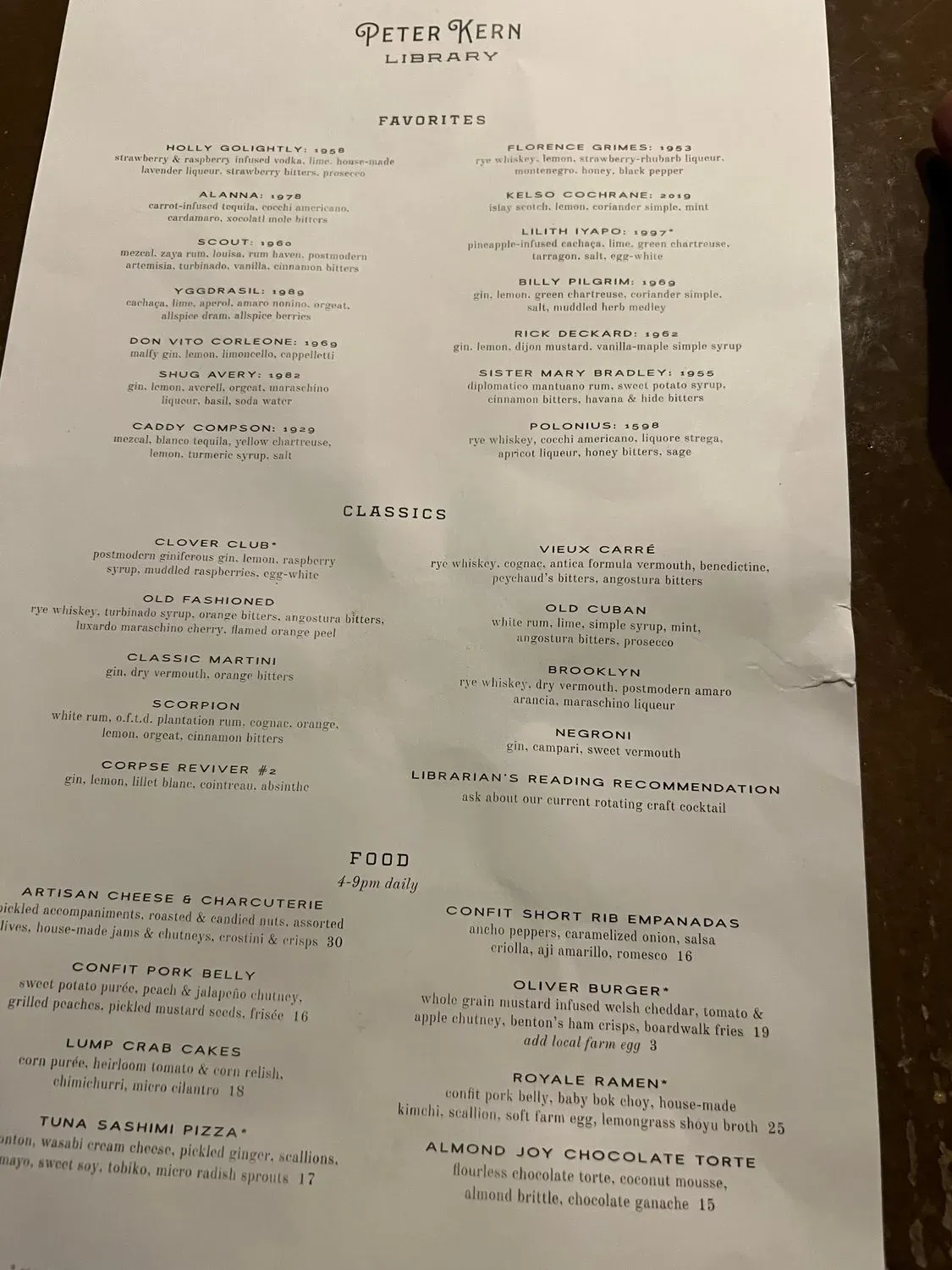 Menu 4