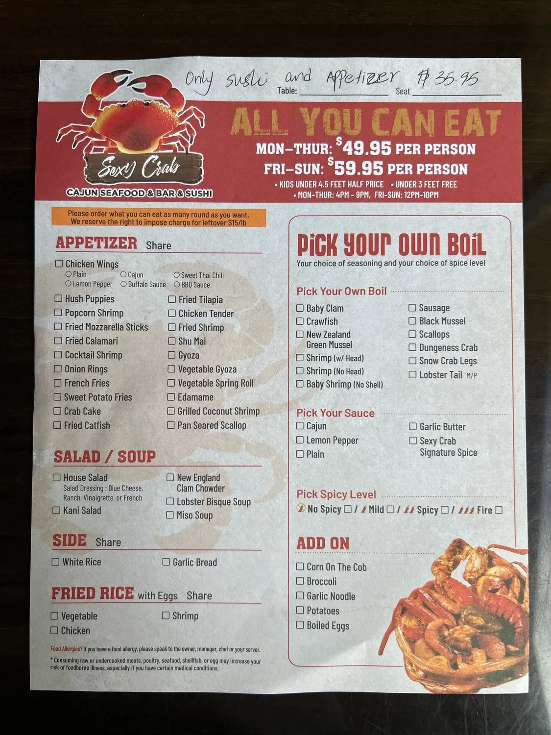 Menu 3