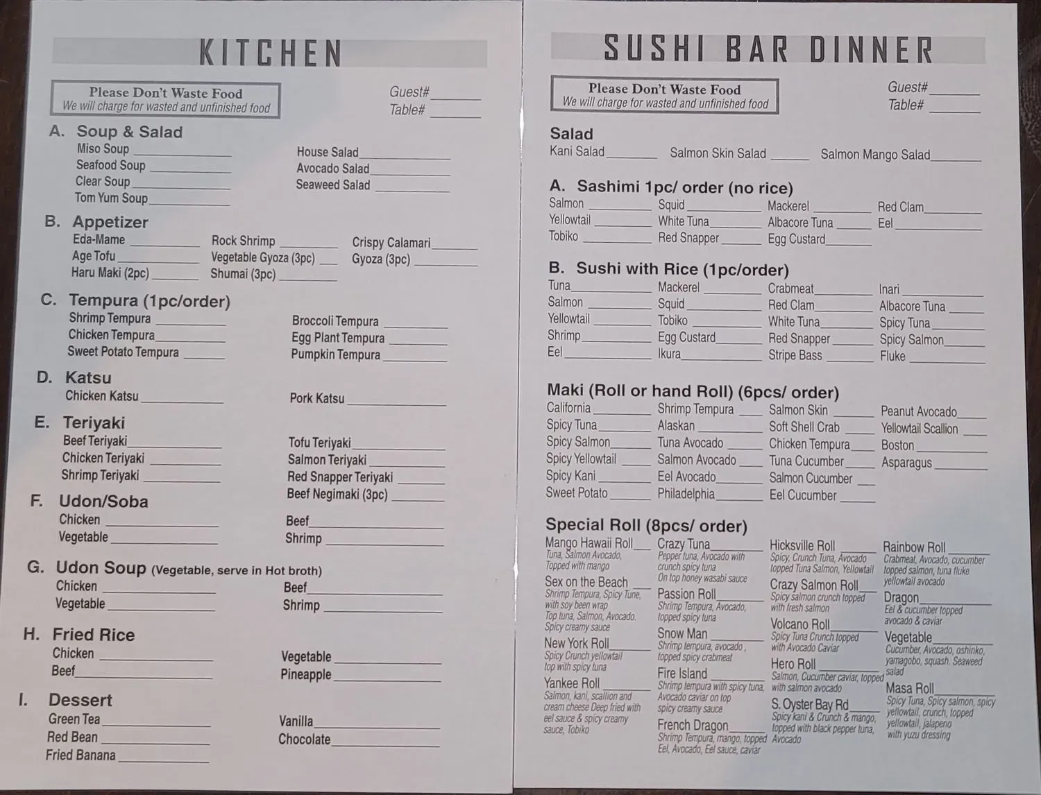 Menu 3