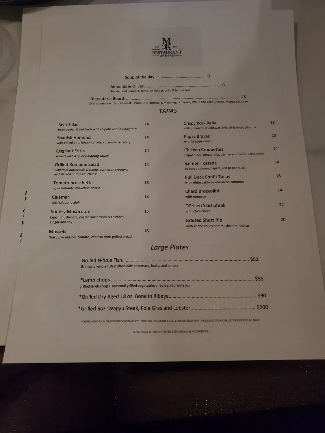 Menu 2