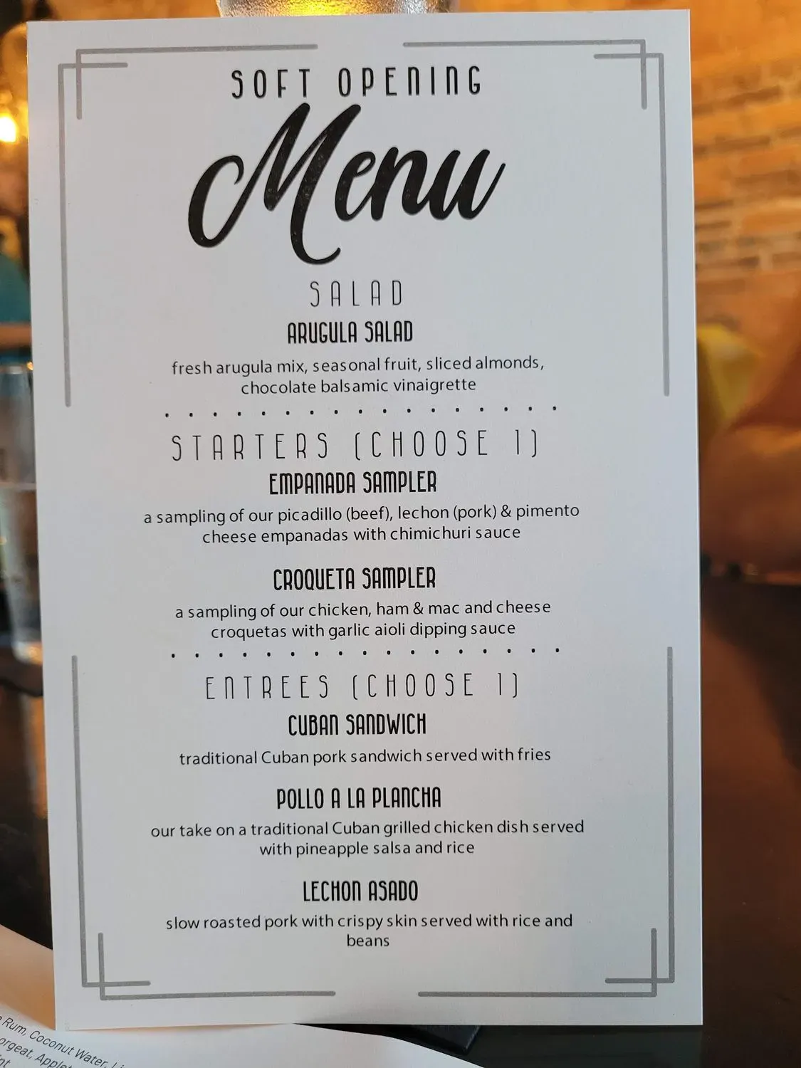 Menu 3