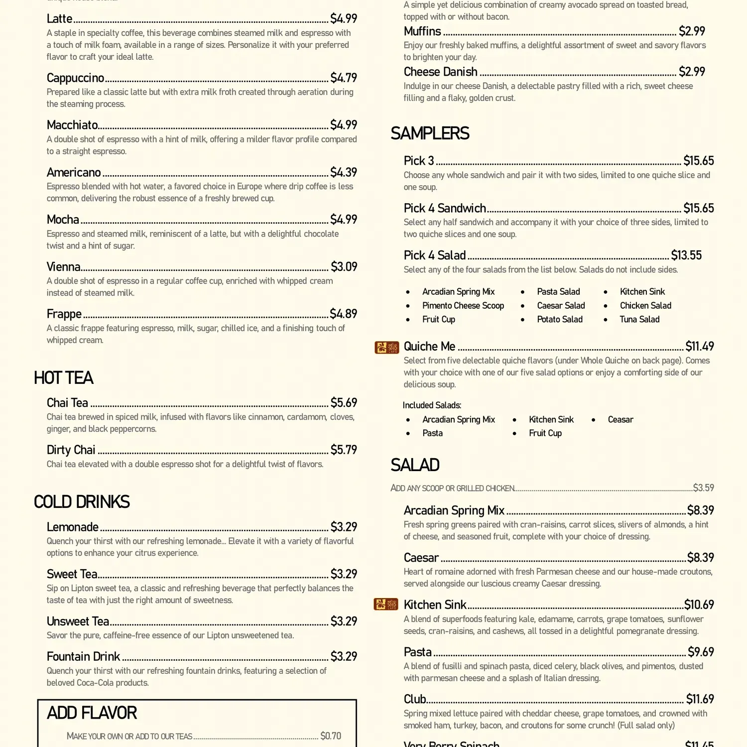 Menu 2