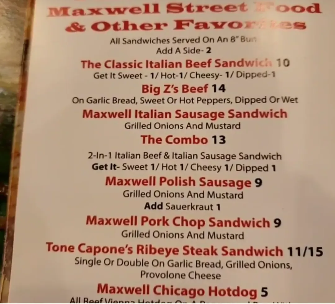 Menu 6