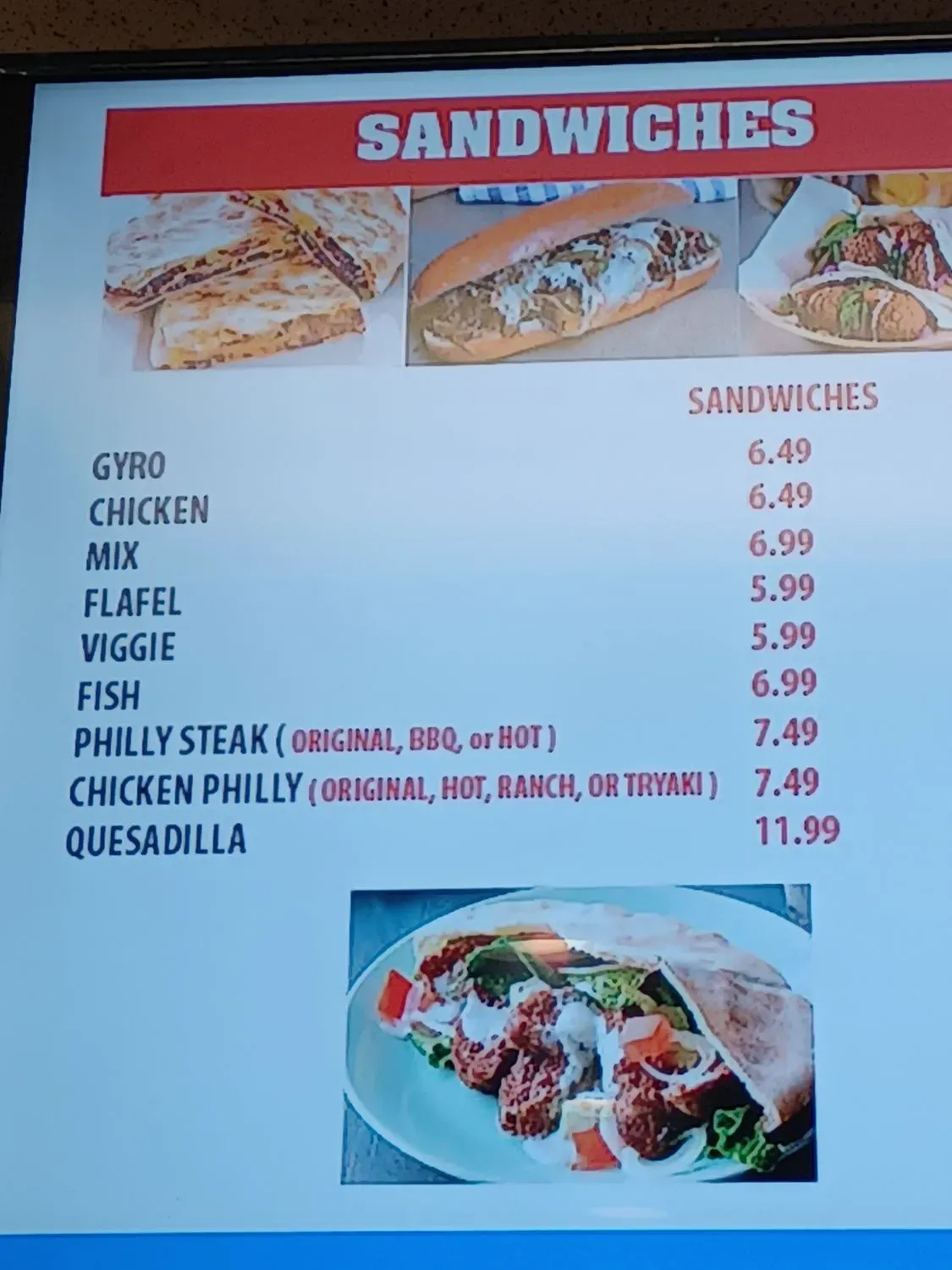 Menu 3