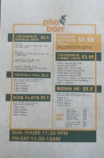 Menu 6