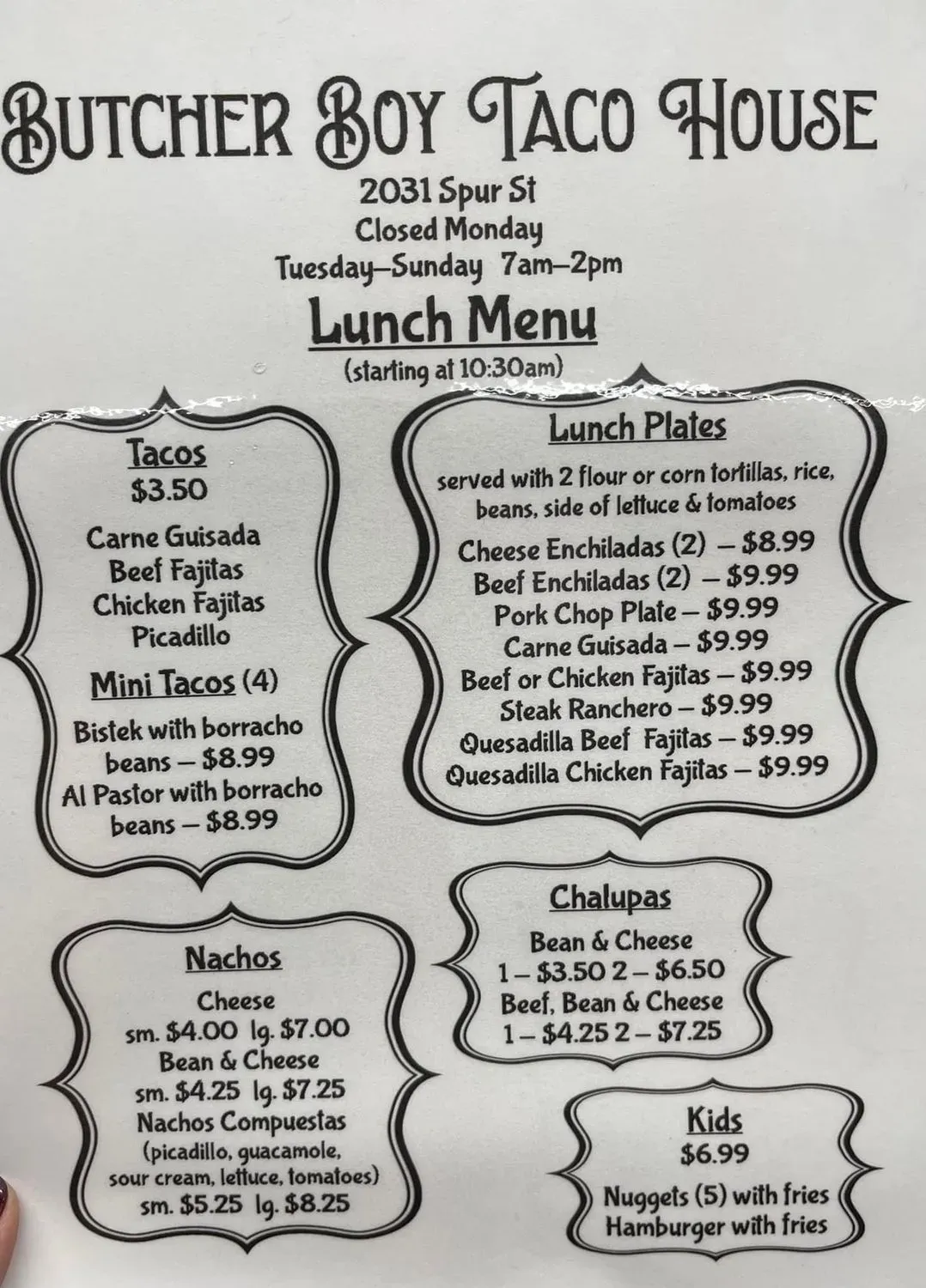 Menu 3