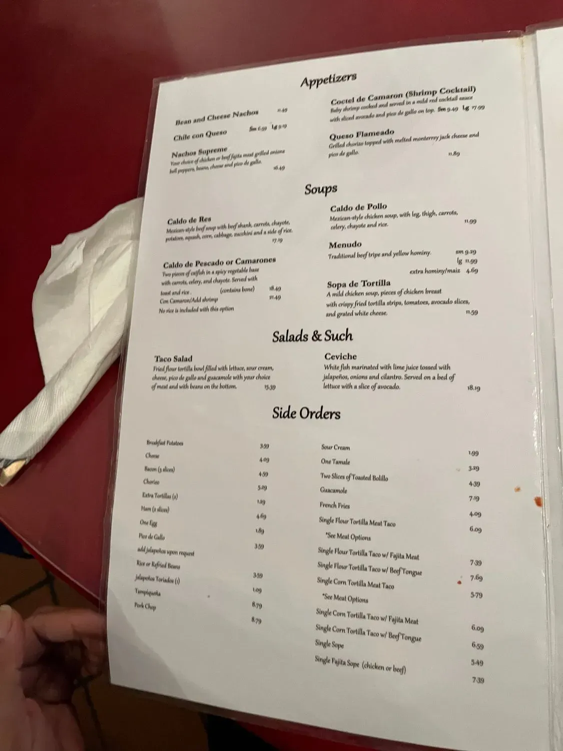 Menu 4