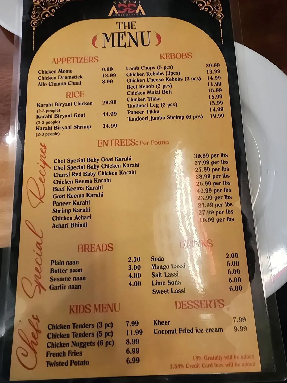 Menu 6