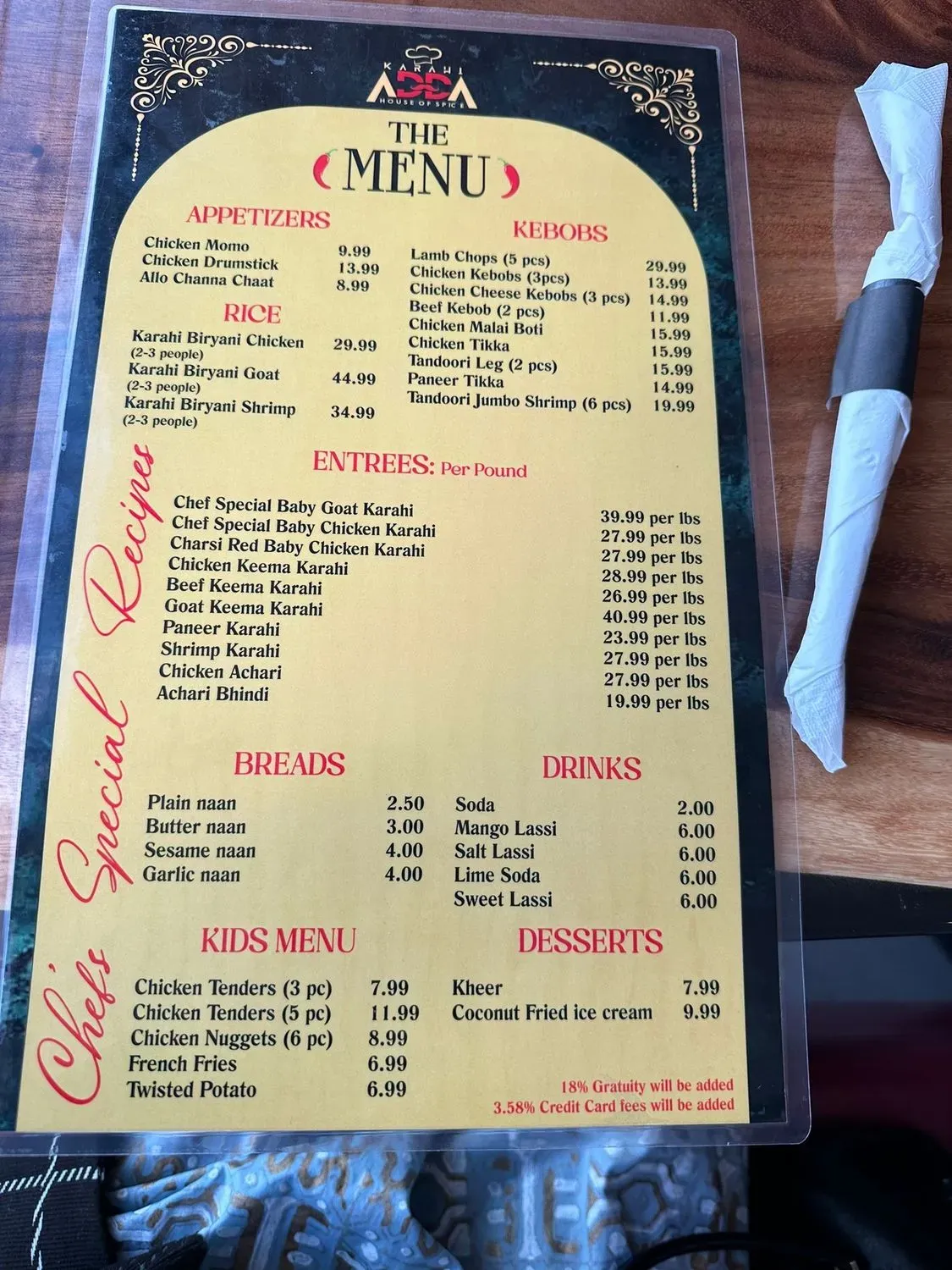 Menu 4