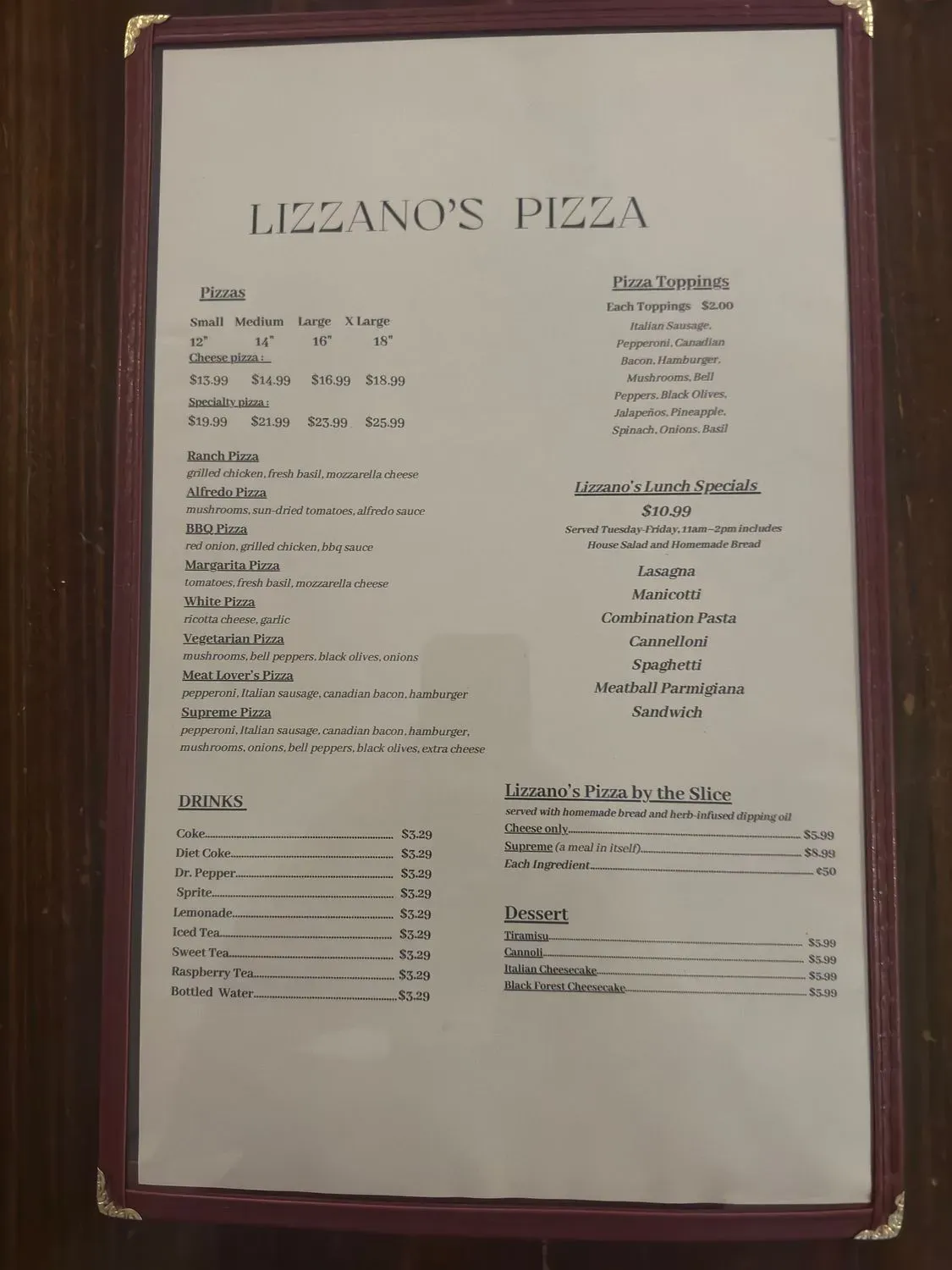 Menu 2