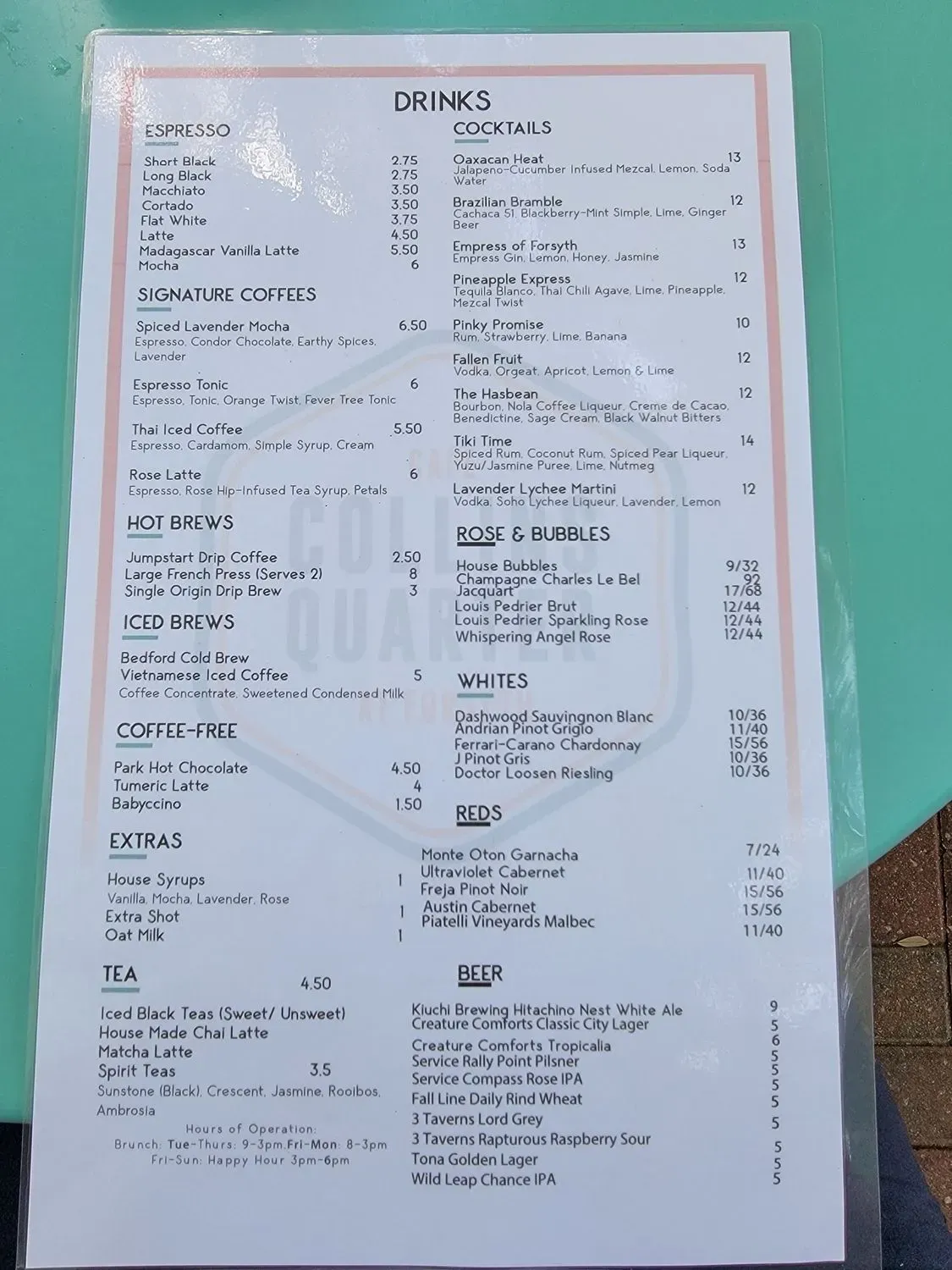 Menu 5