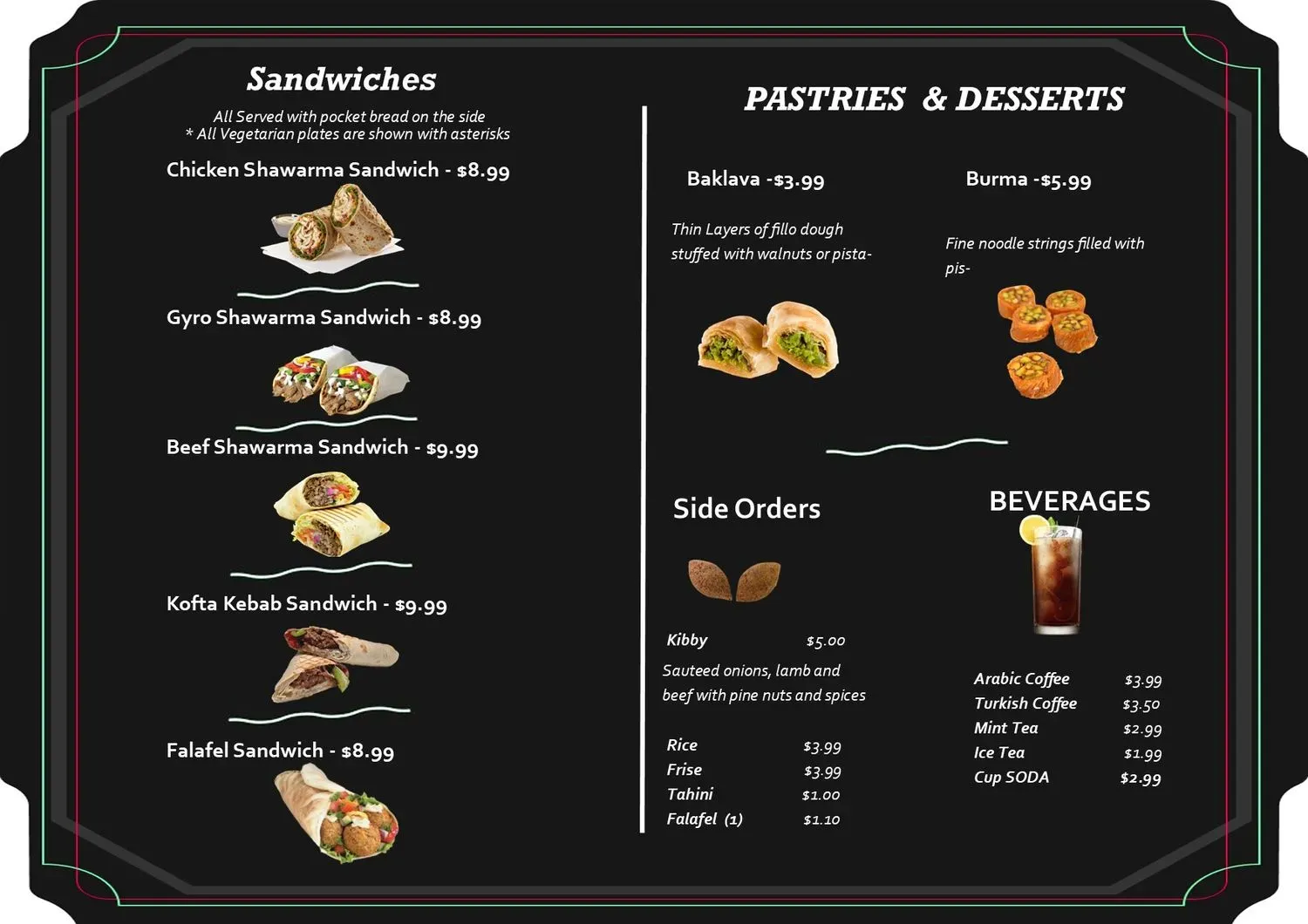 Menu 3